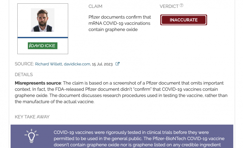 Pfizer Documents Misrepresented To Spread The False Claim That The ...