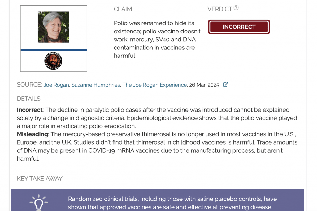 suzanne humphries joe rogan vaccines
